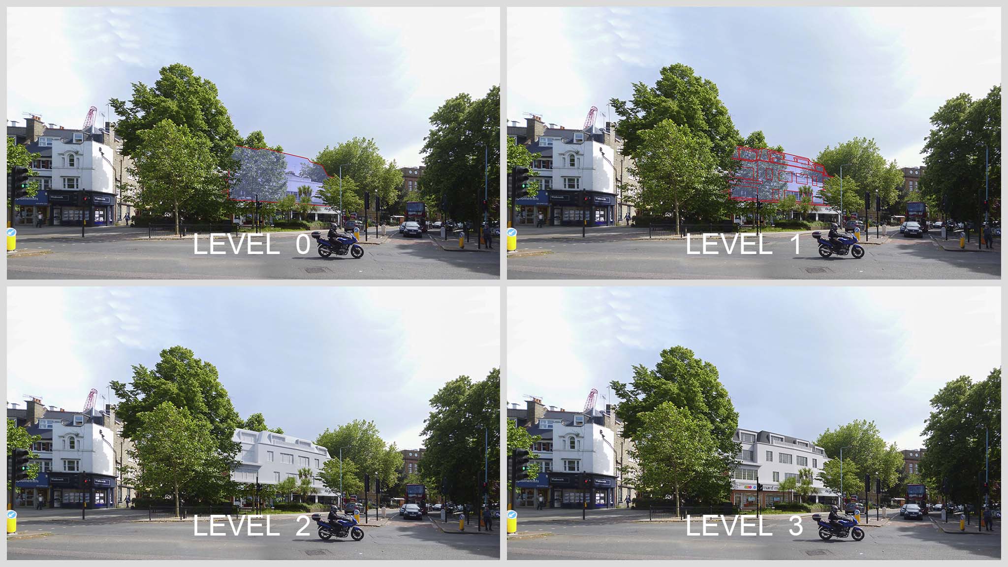 Rendered Image Verified View Level 0-3 Sample